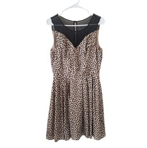 Bcbgeneration leopard print sleeveless dress